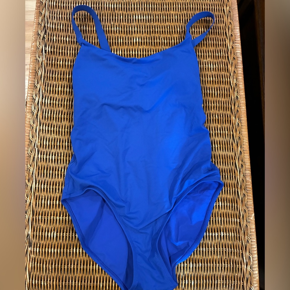 Athleta Swimsuit Hermosa One Piece Cerulean Blue Womens - Picture 3 of 8